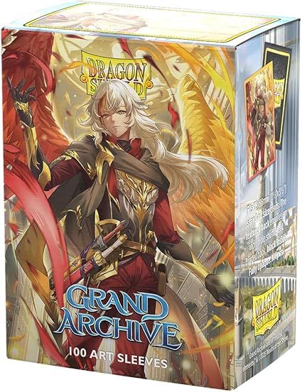 卡套 Dragon Shield Grand Archive Azrael, Archangel of Materia Matte Dual Art Sleeves 100 
