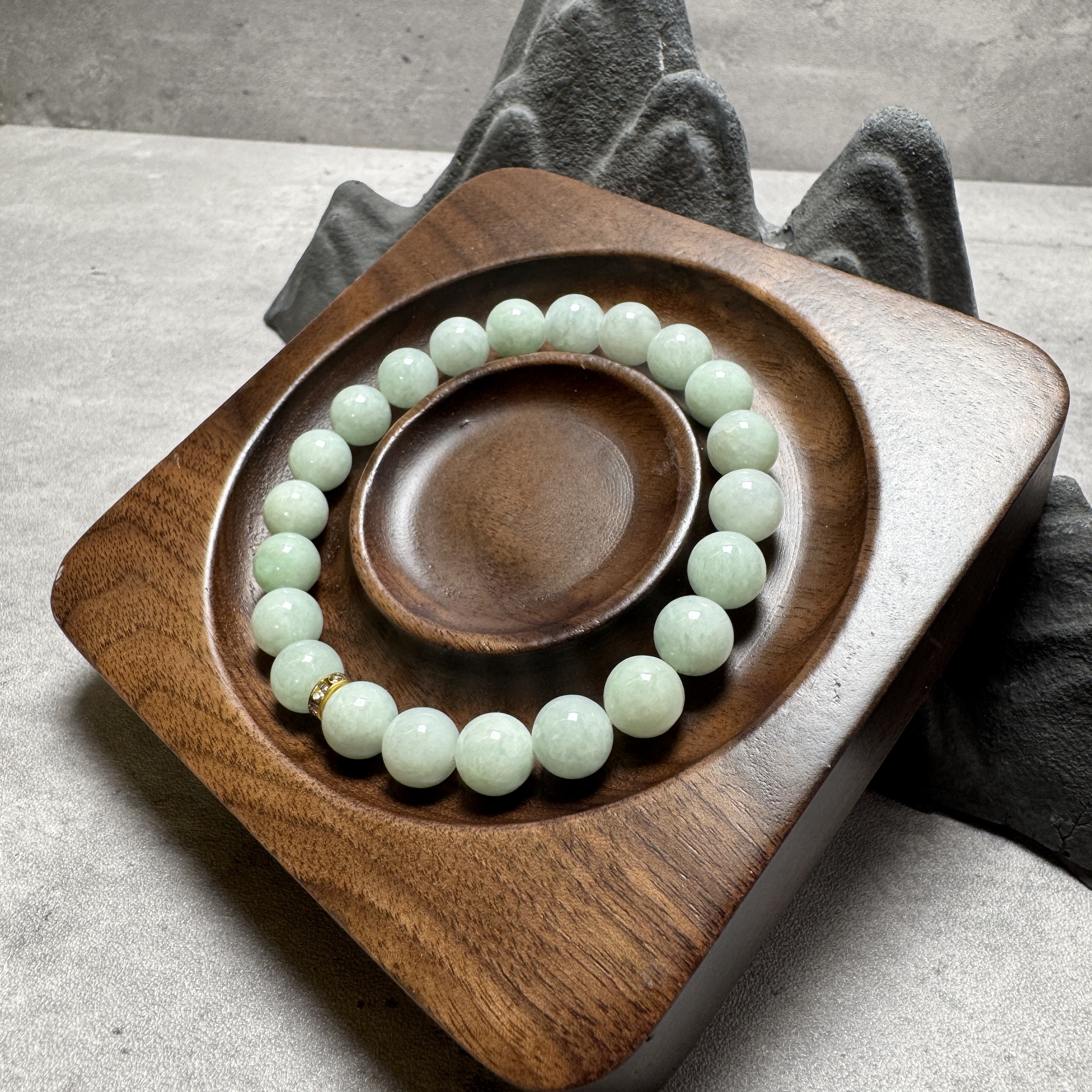 甜果綠翡翠8.5mm手串