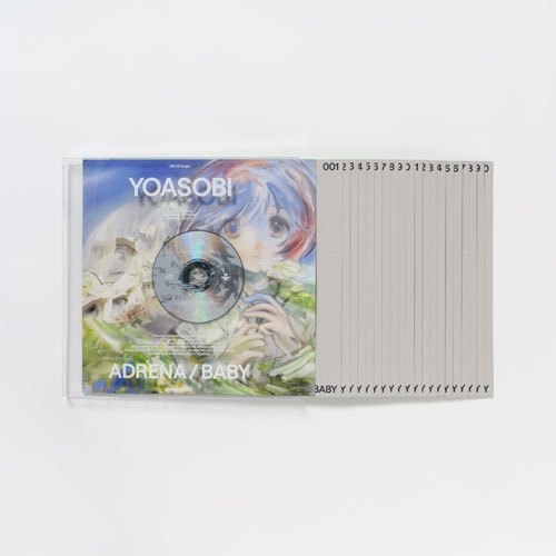 (全新登場) YOASOBI＜ アドレナ/BABY ＞ 2026 CD+小説 完全生產限定盤