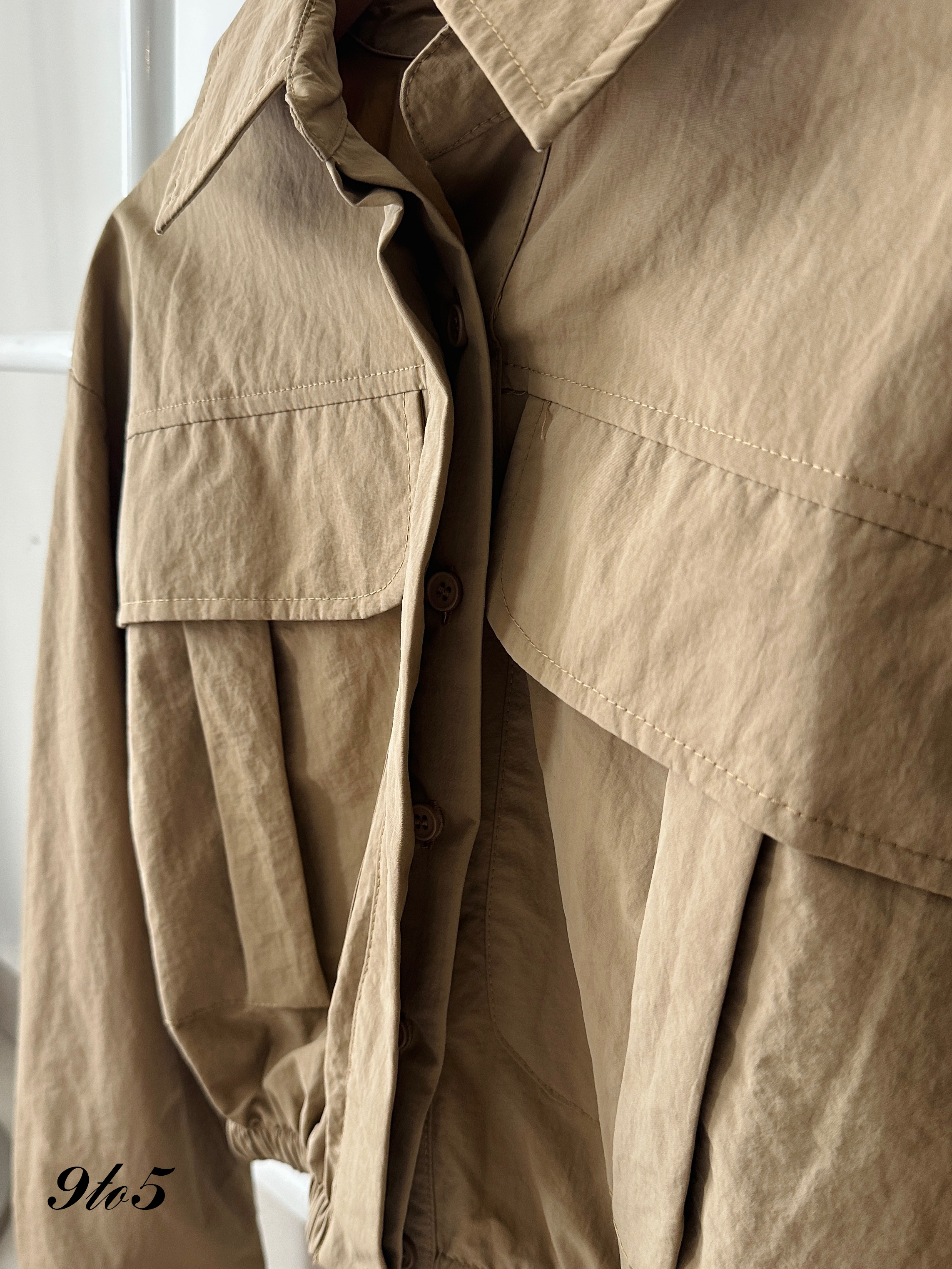 T3958 Long Sleeve Crop Top - 3 Colors