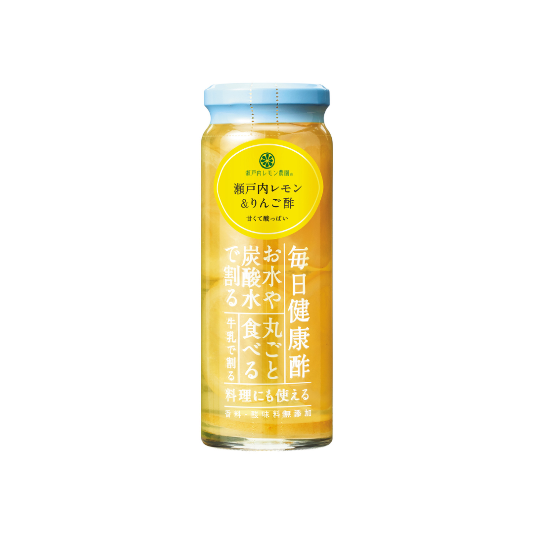 【天然美顏】日本製 瀨戶內檸檬蘋果醋 (220g)
