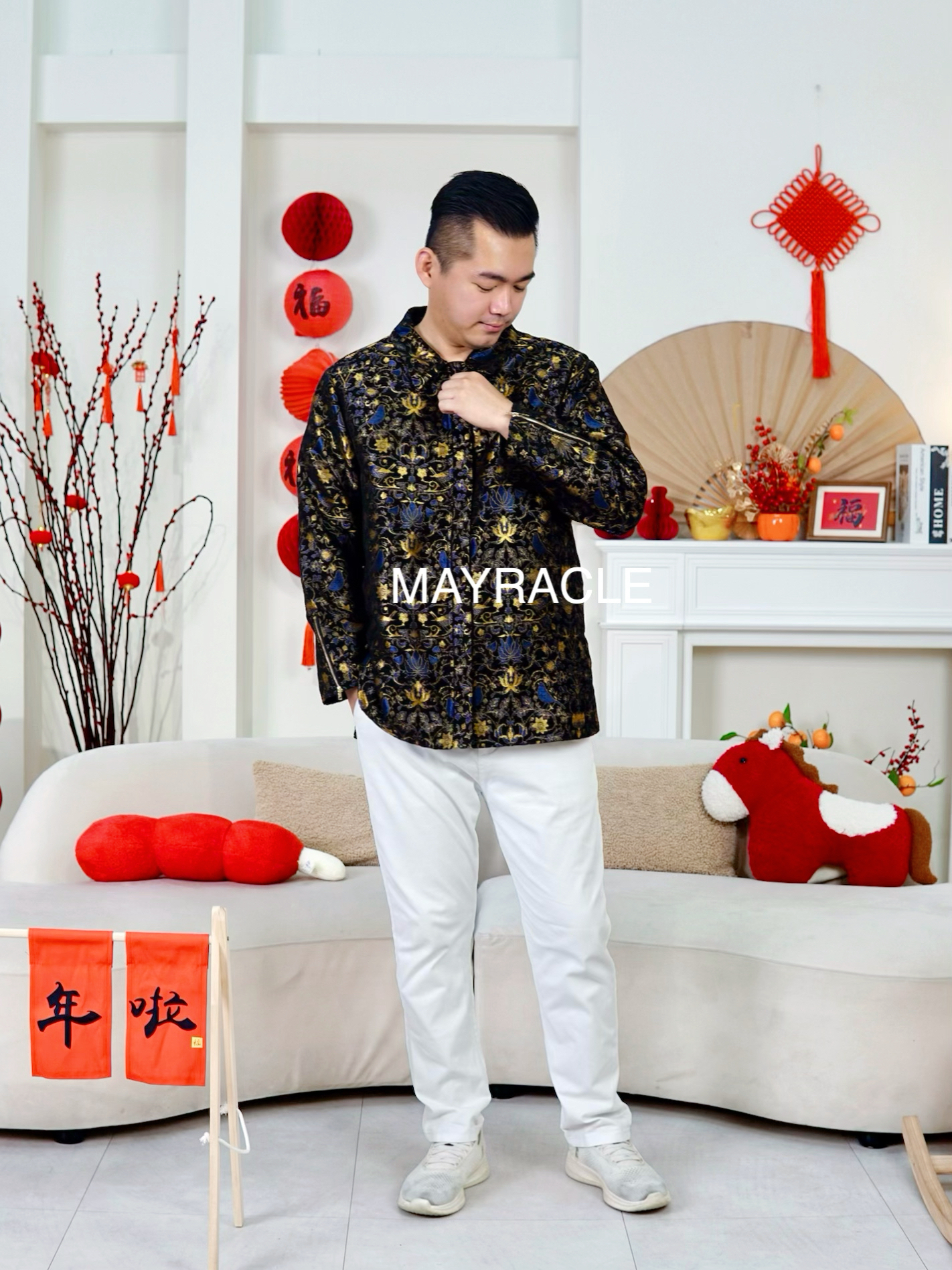 [PRE-ORDER] CNY 2027 Oversized Royal Men Shirt 