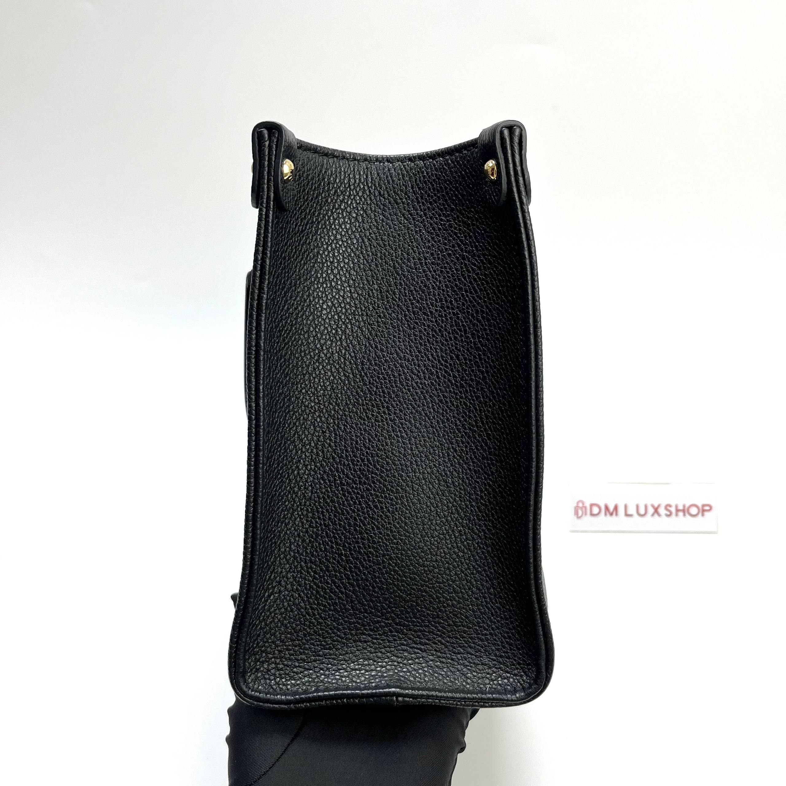LV OnTheGo Bicolour Black PM GHW 