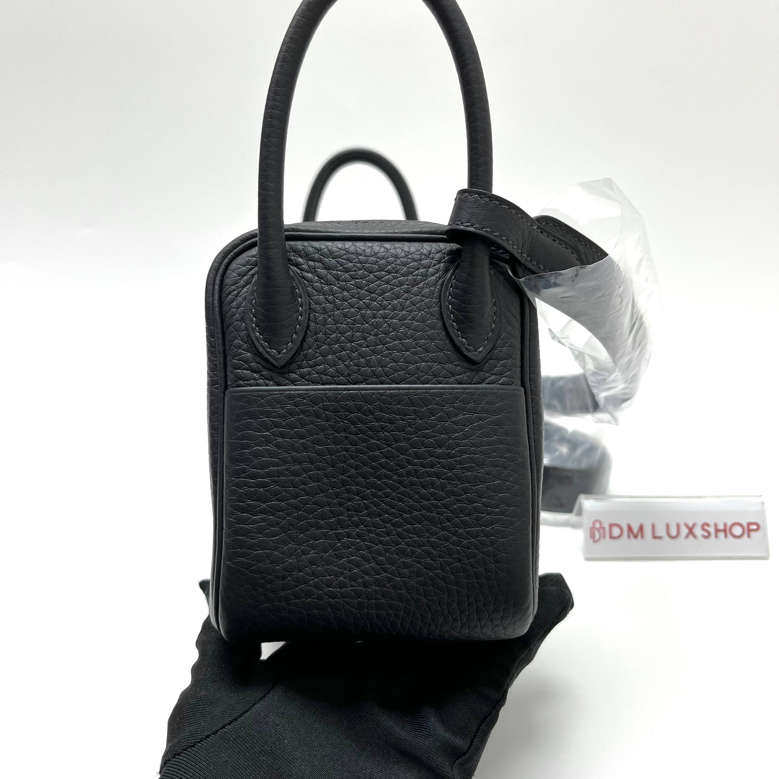 Hermes Mini Lindy 2 Caban PHW (Stamp K)