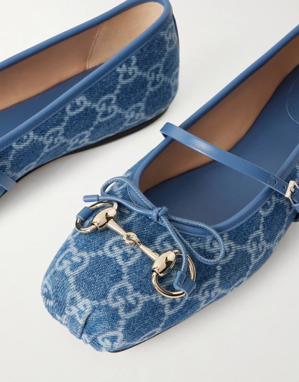 限時優惠✨😍新款🆕Gucci denim ballet shoes  Size 36/36.5/37/37.5/38/38.5/40