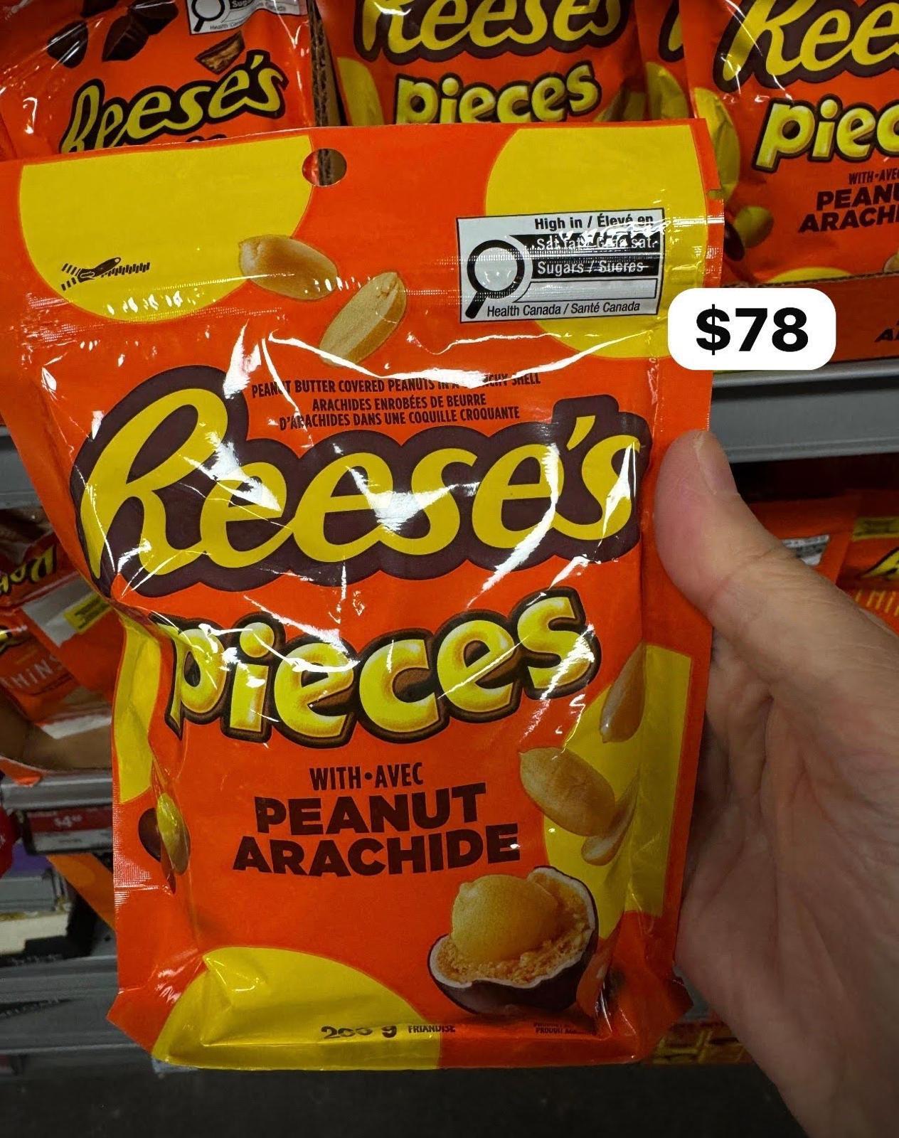 🇨🇦Reese’s pieces Peanut Arachide