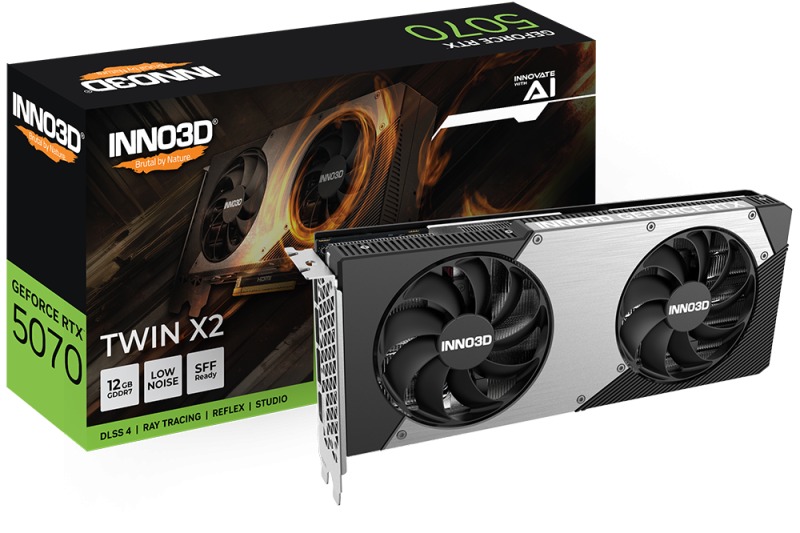Inno3D GeForce RTX 5070 TWIN X2 OC 12GB GDDR7