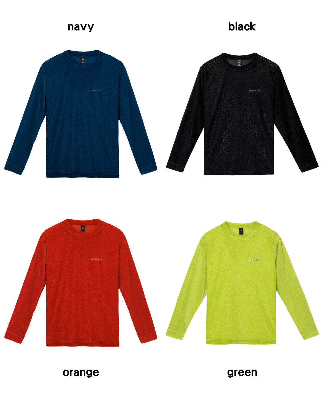日本代購【 2026年秋冬新產品 日本直送 Montbell CLIMAAIR LIGHT Long Sleeve T 長袖T恤 輕量刷毛保暖衣 (1106828) 】