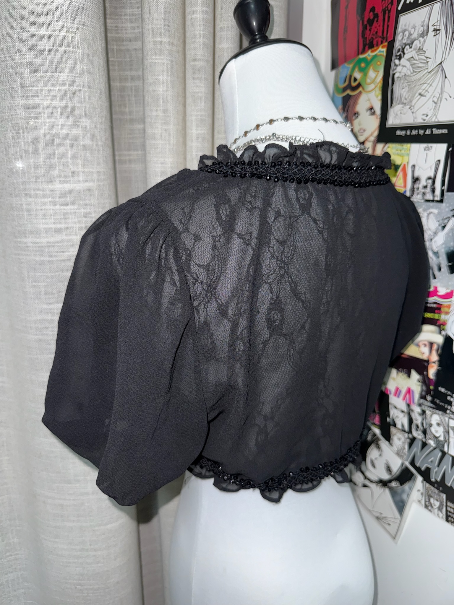 Puff Sleeve Sheer Bolero