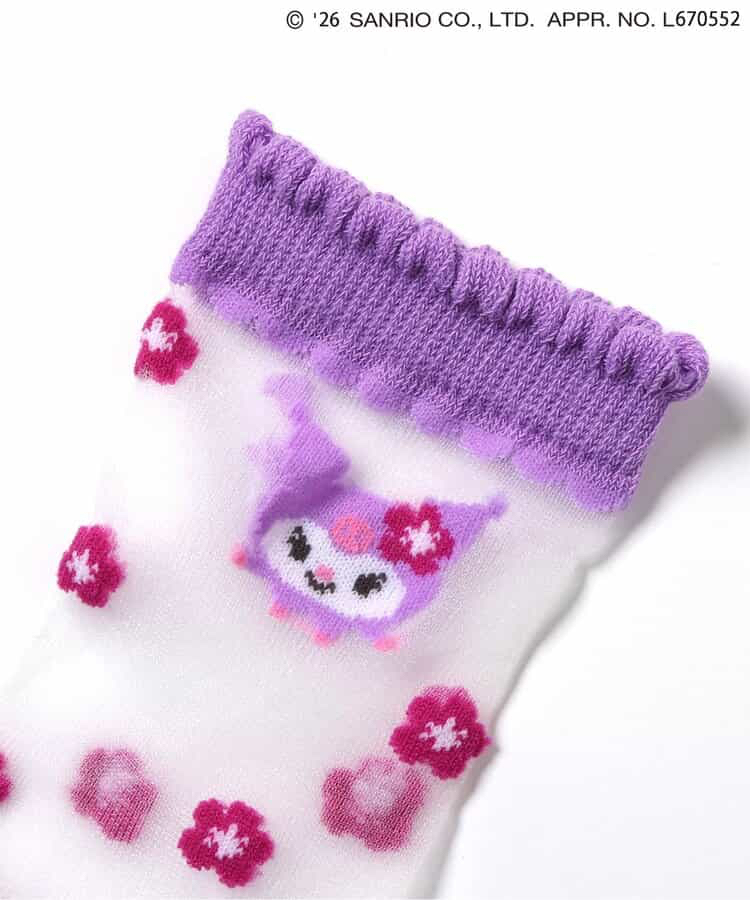 🇯🇵預訂 日本直送🇯🇵Apres les cours x Sanrio系列四色人物花朵圖案透視襪