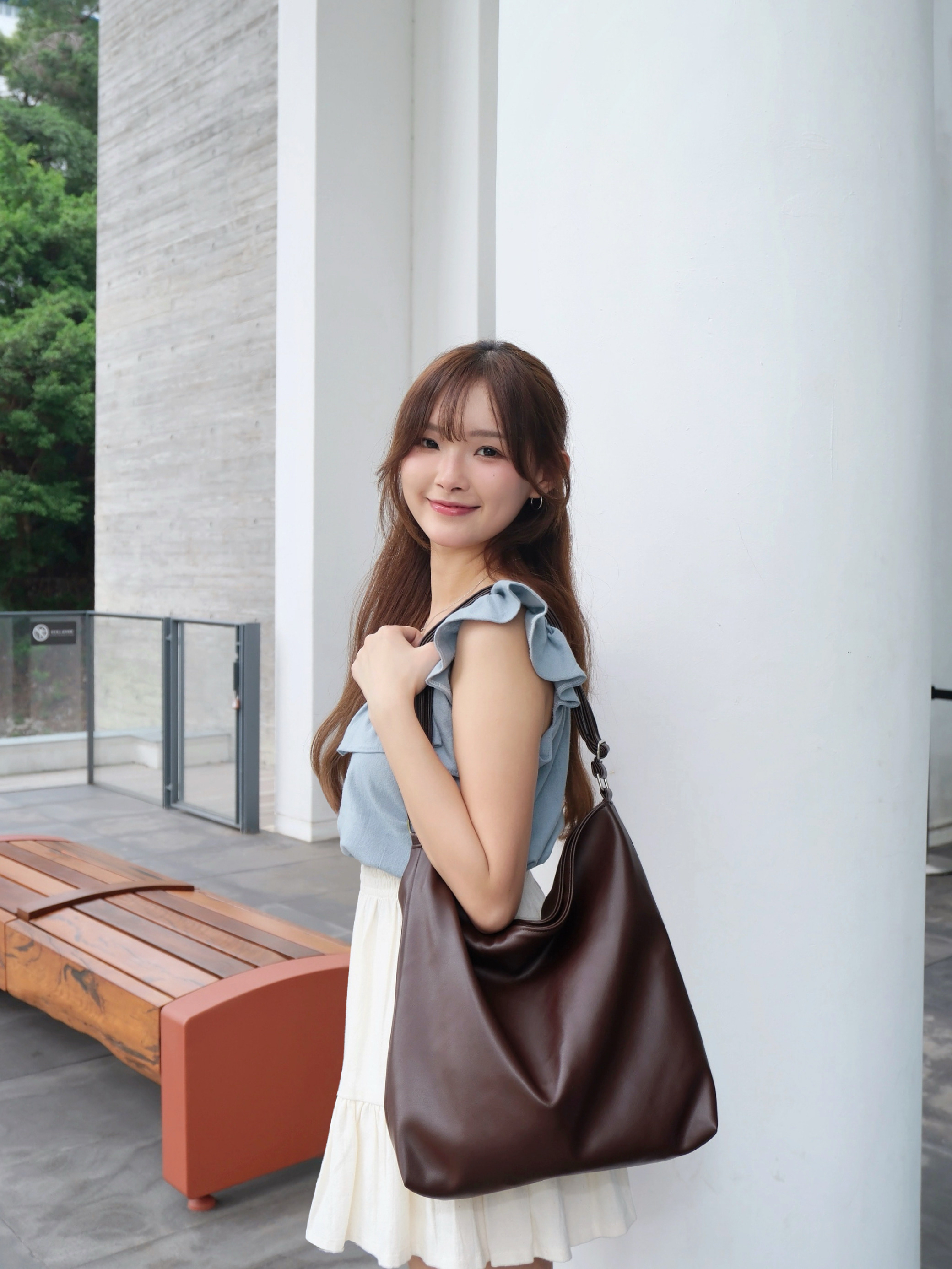 ♡︎TH - 自家仿皮Hobo bag L