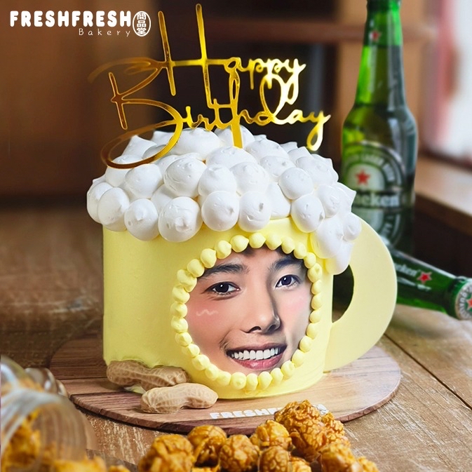 美圖啤酒杯蛋糕 