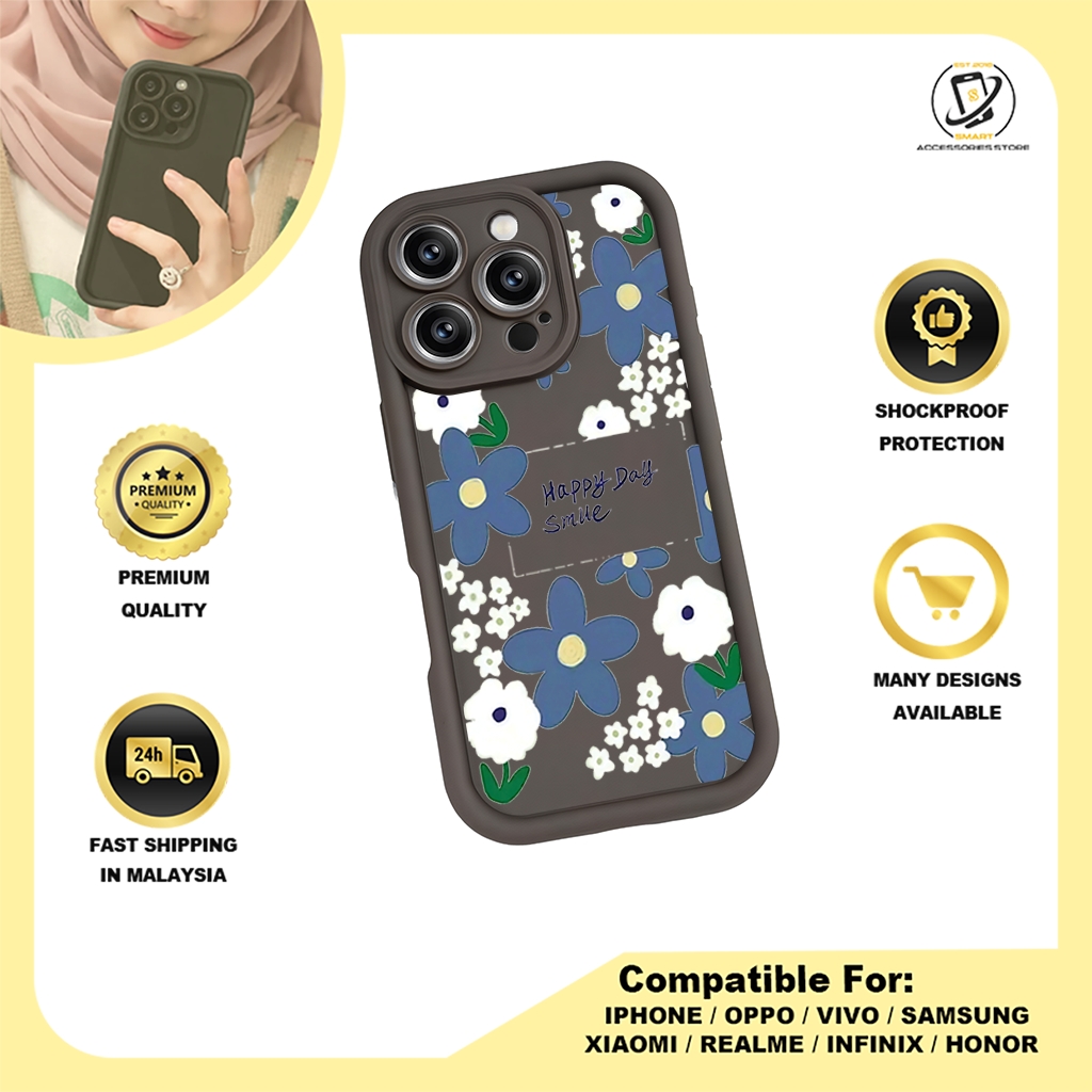 TPU DESIGN CASE PHONE FOR INFINIX - DESIGN FLOWER P