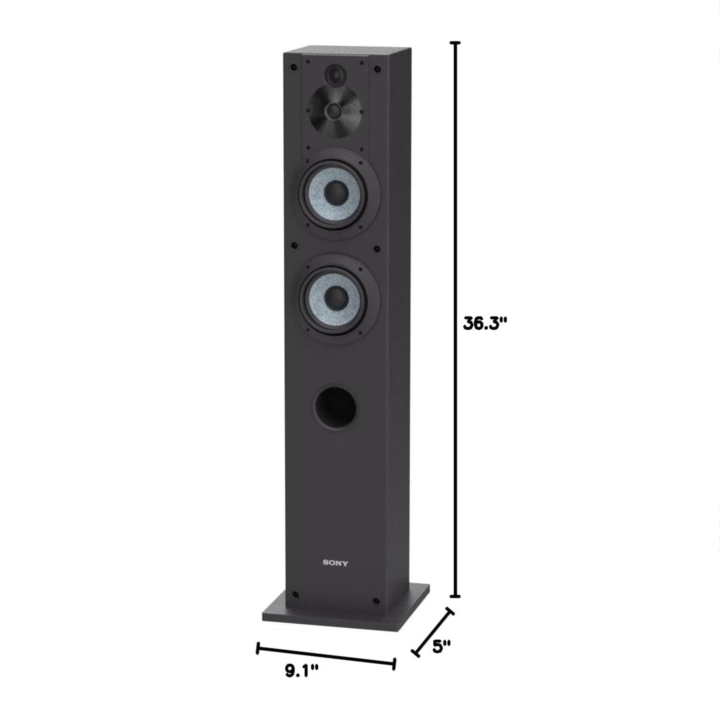 Sony 3-Way Floor Standing Speakers Hi-Fi Audio (SS-CS3)