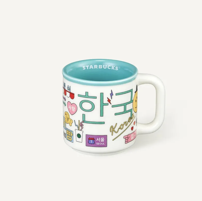 Espresso專用｜韓國 Starbucks 星巴克 霓虹燈 馬克杯 89ml｜Hangeul Demi Mug 
