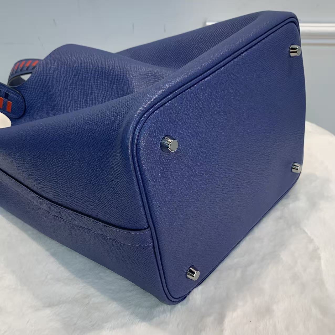 Hermes Picotin22 菜籃子銀扣水桶包 