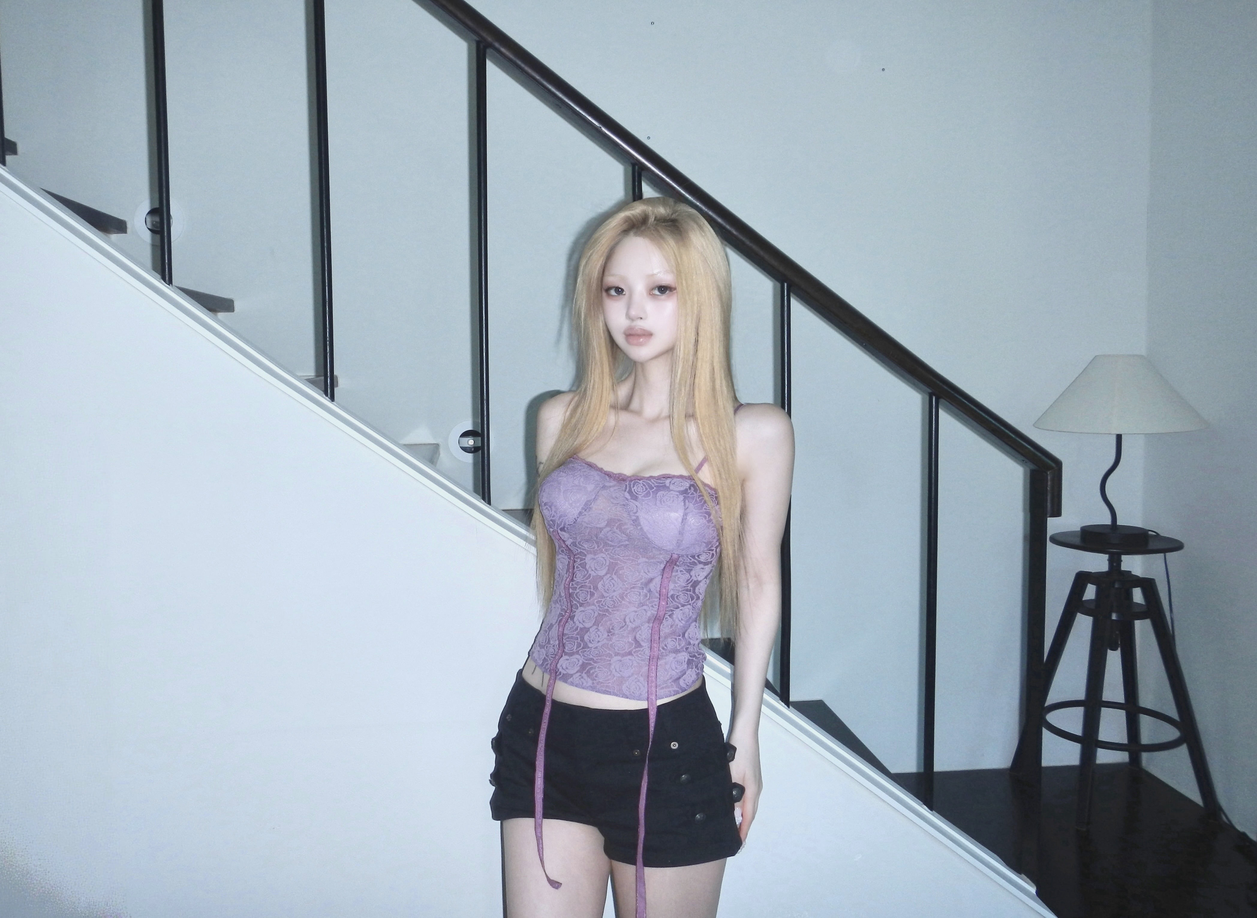 Floral Lace Corset Top