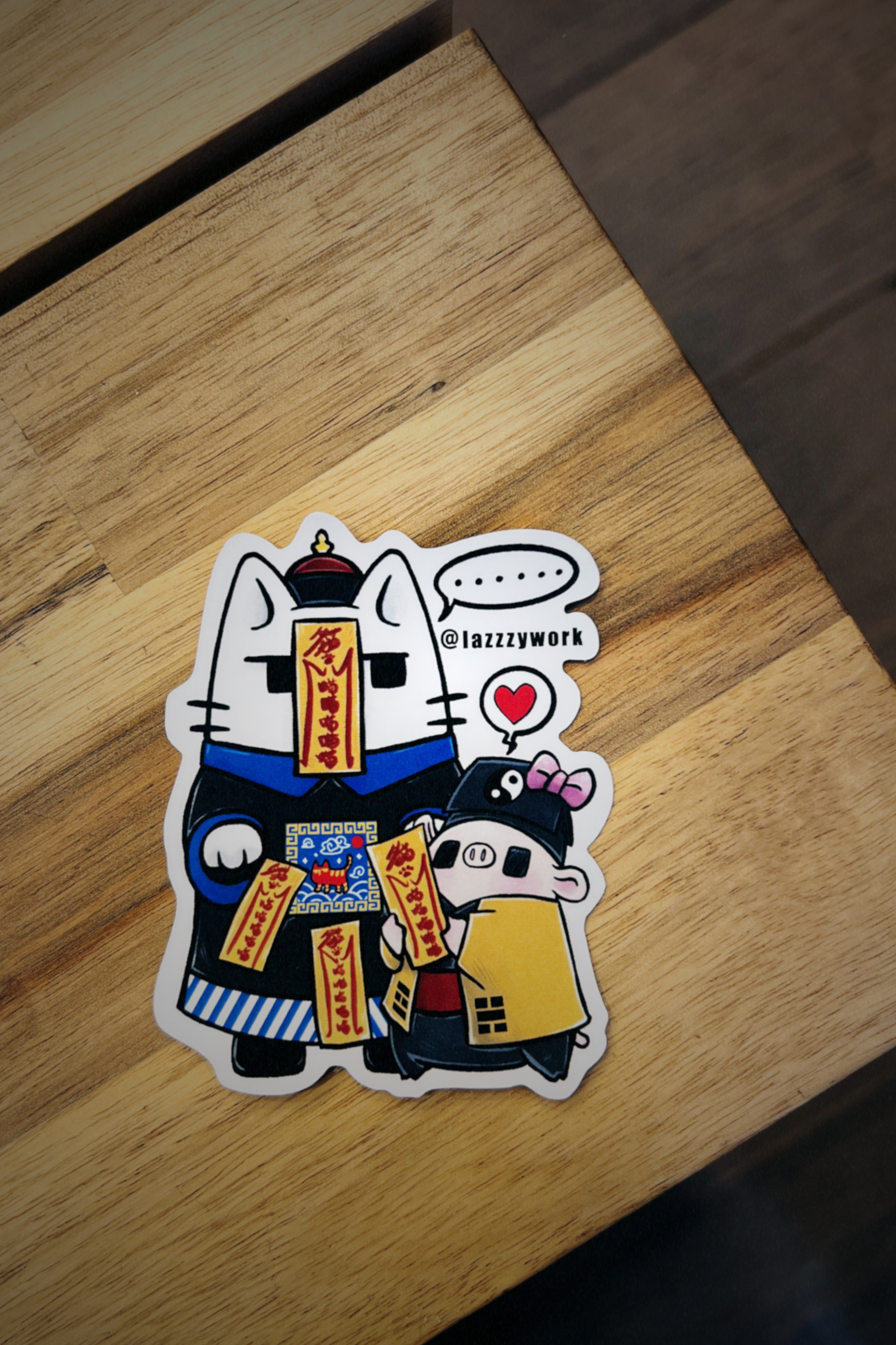 Lazzzywork 日常小劇場｜防水貼紙系列 