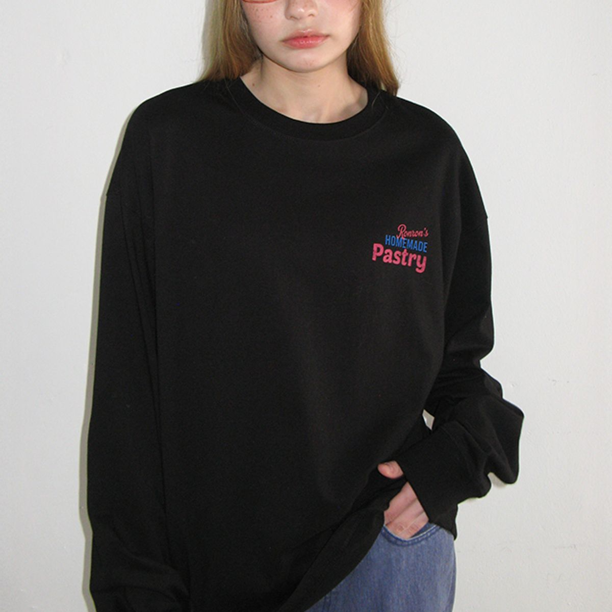 [RONRON] VINTAGE CROISSANT OVER FIT LONG SLEEVE (3色)