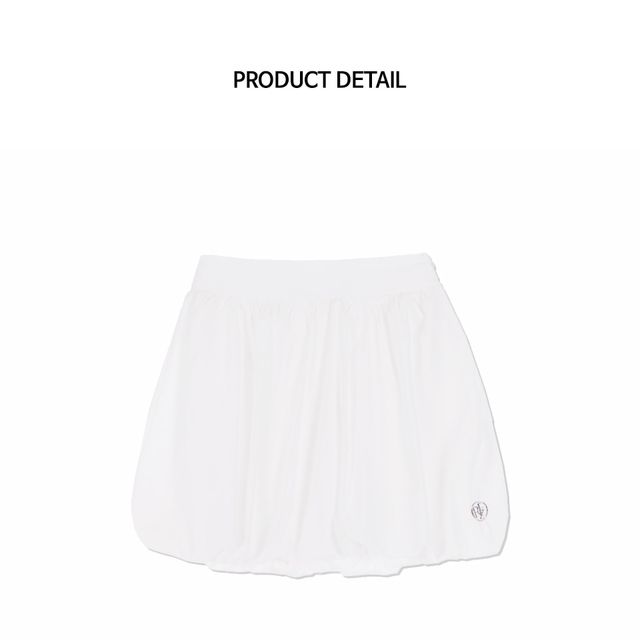Rose Frantz Rose Balloon Mini Skirt [White] | KAZUE