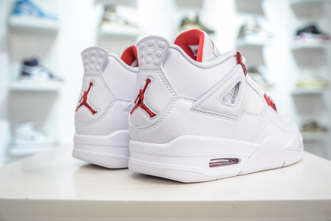 Jordan 4 red white and blue best sale