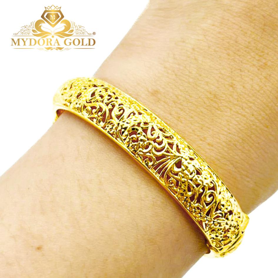 MYDORA Gelang Moden Pahat Jawa l EMAS 916/22K