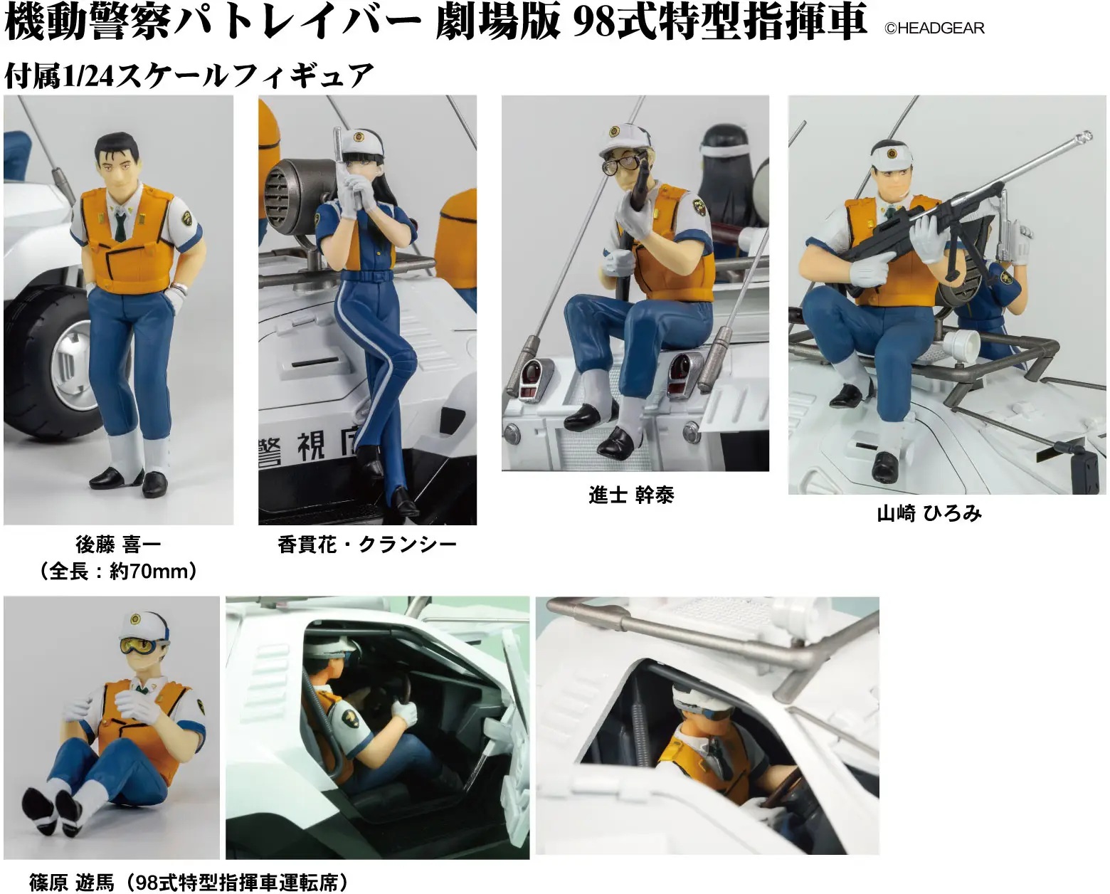 1/24 Patlabor: The Movie Special Command Vehicle Type 98 Painted Finished Product (Reissue)