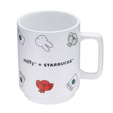 miffy 70th Starbucks MUG 12OZ 連矽膠蓋