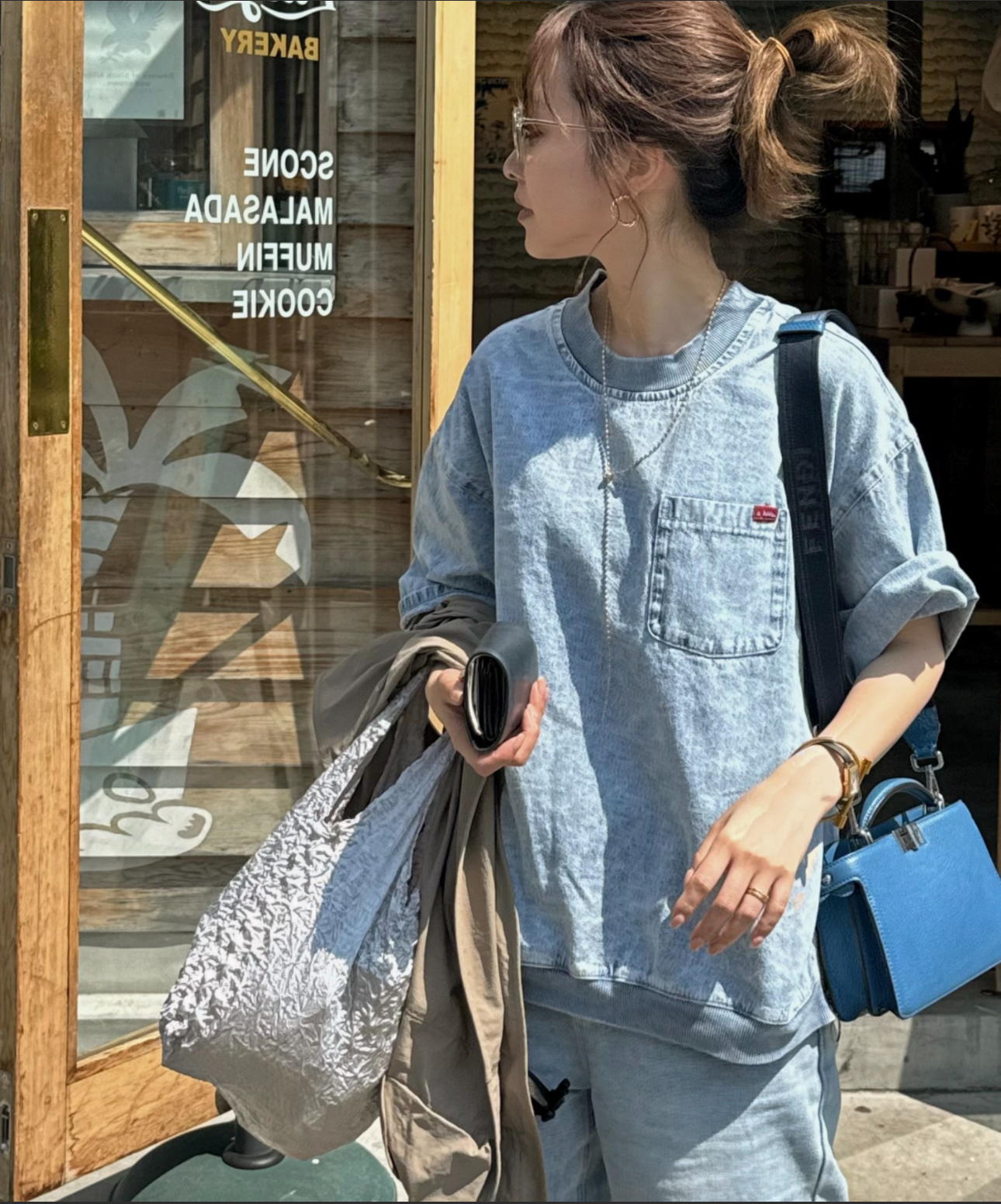 日本復古風牛仔衫