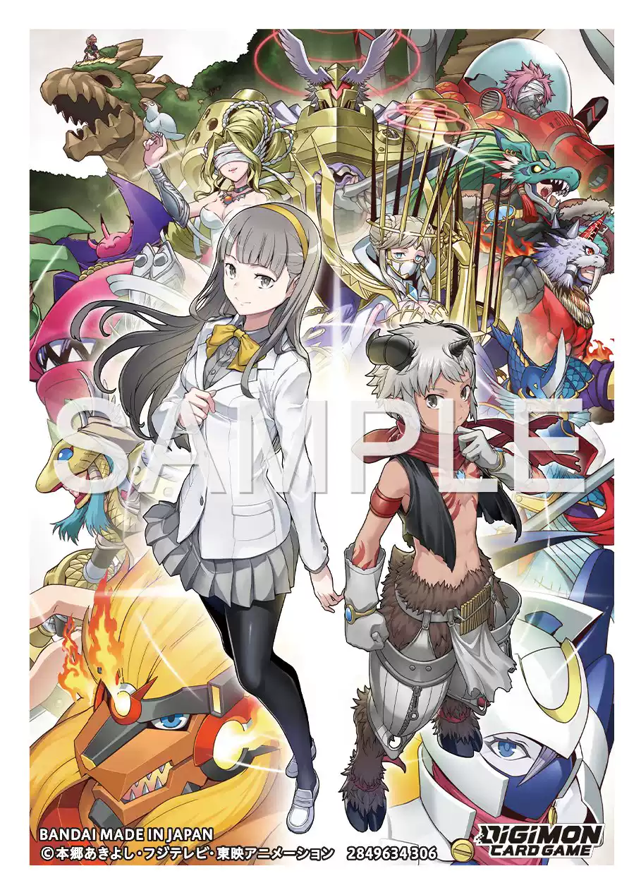 DTCG 數碼暴龍卡牌對戰 官方卡套03 御園イノリ&アイギオモン