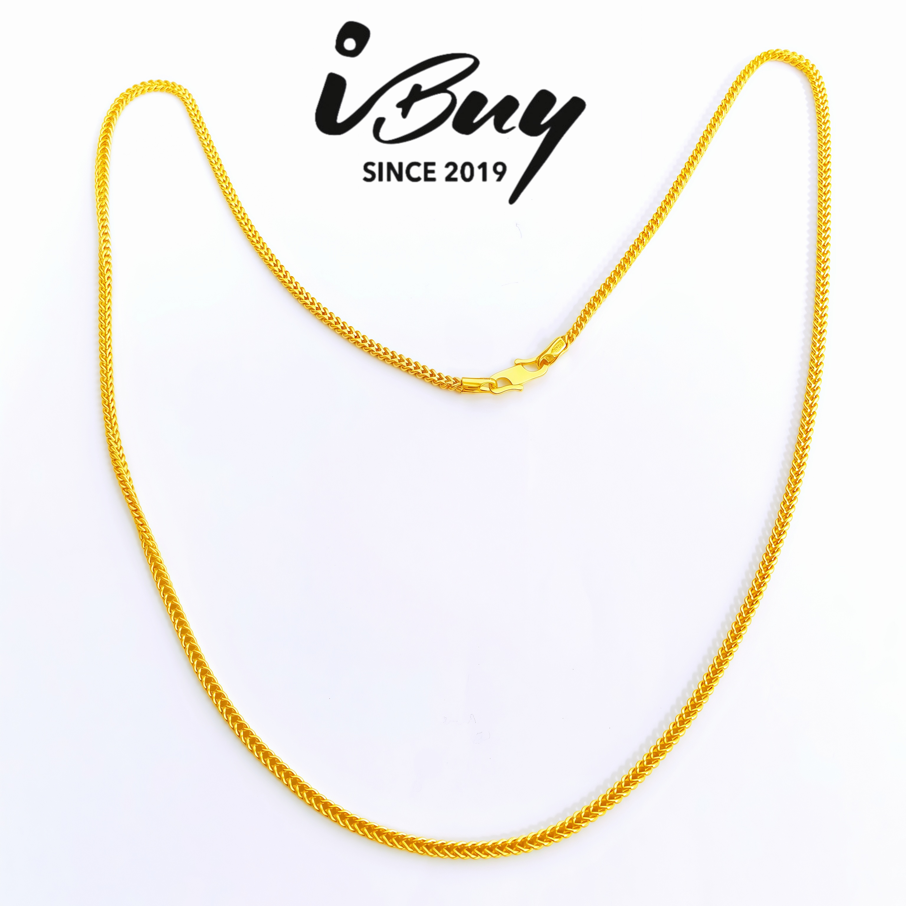 916 GOLD HOLLOW FOXTAIL NECKLACE (045) 916 金 空心狐尾项链