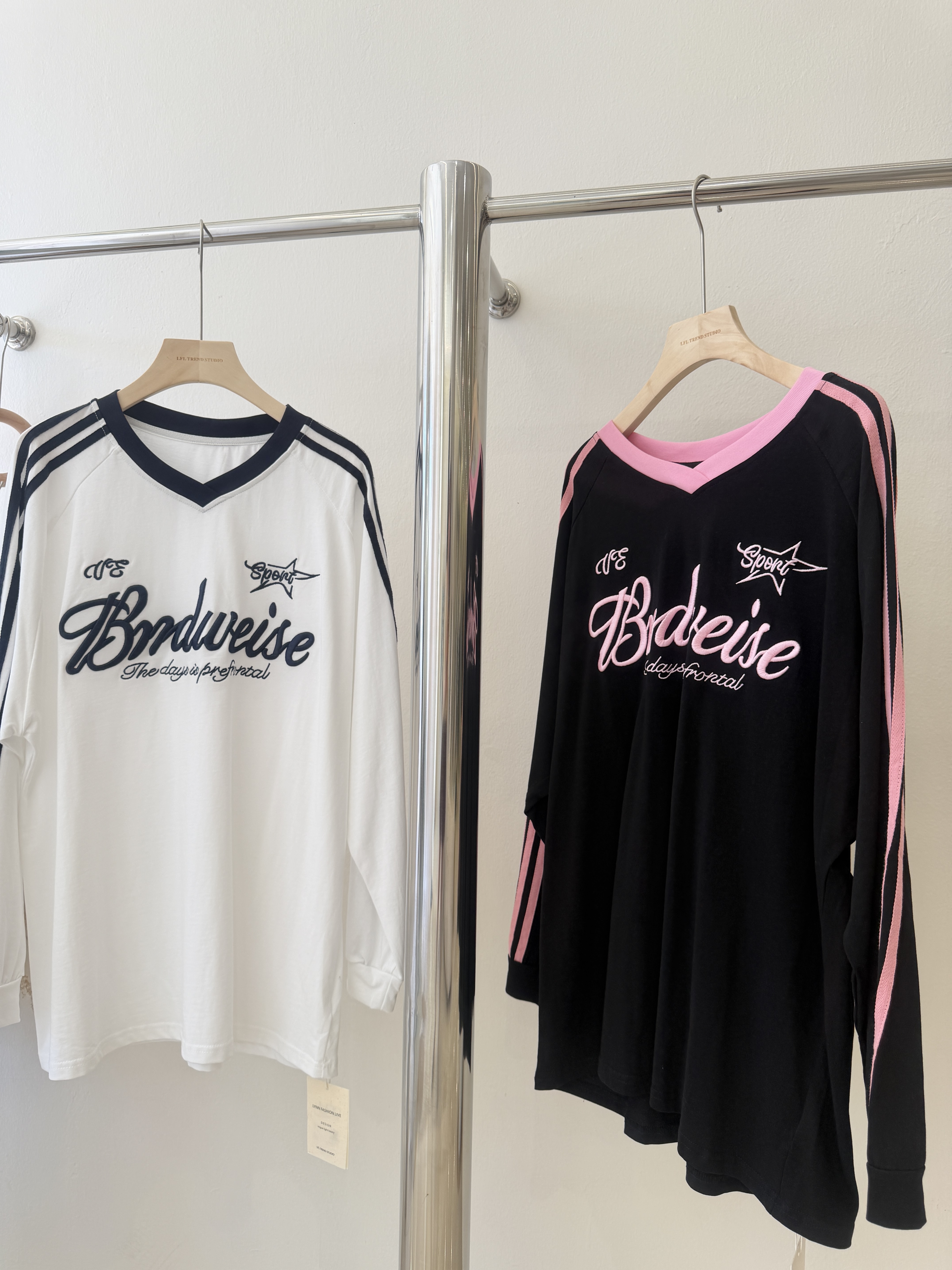 6368 爆款球衣风长袖