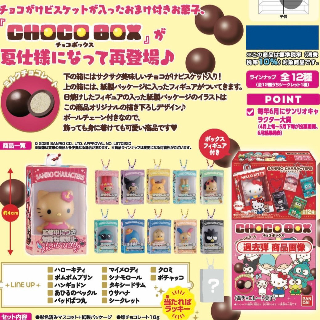預訂 | 日本Sanrio Bandai食玩 曬燶公仔掛件匙扣