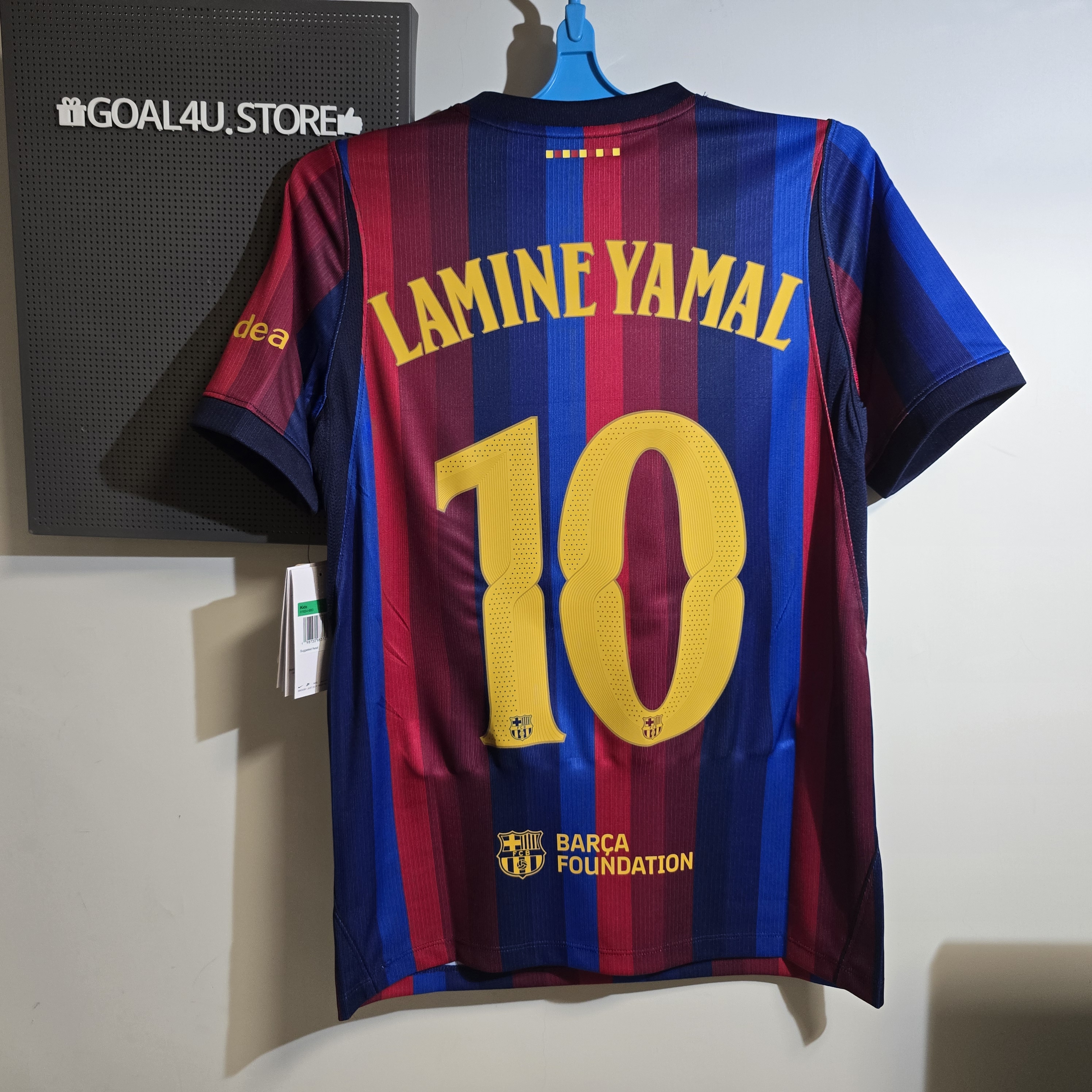 🏟️ 六色漸變 Nike Barcelona 巴塞羅拿 2026-27 主場童裝球迷版球衣 (可加印字章) II1624