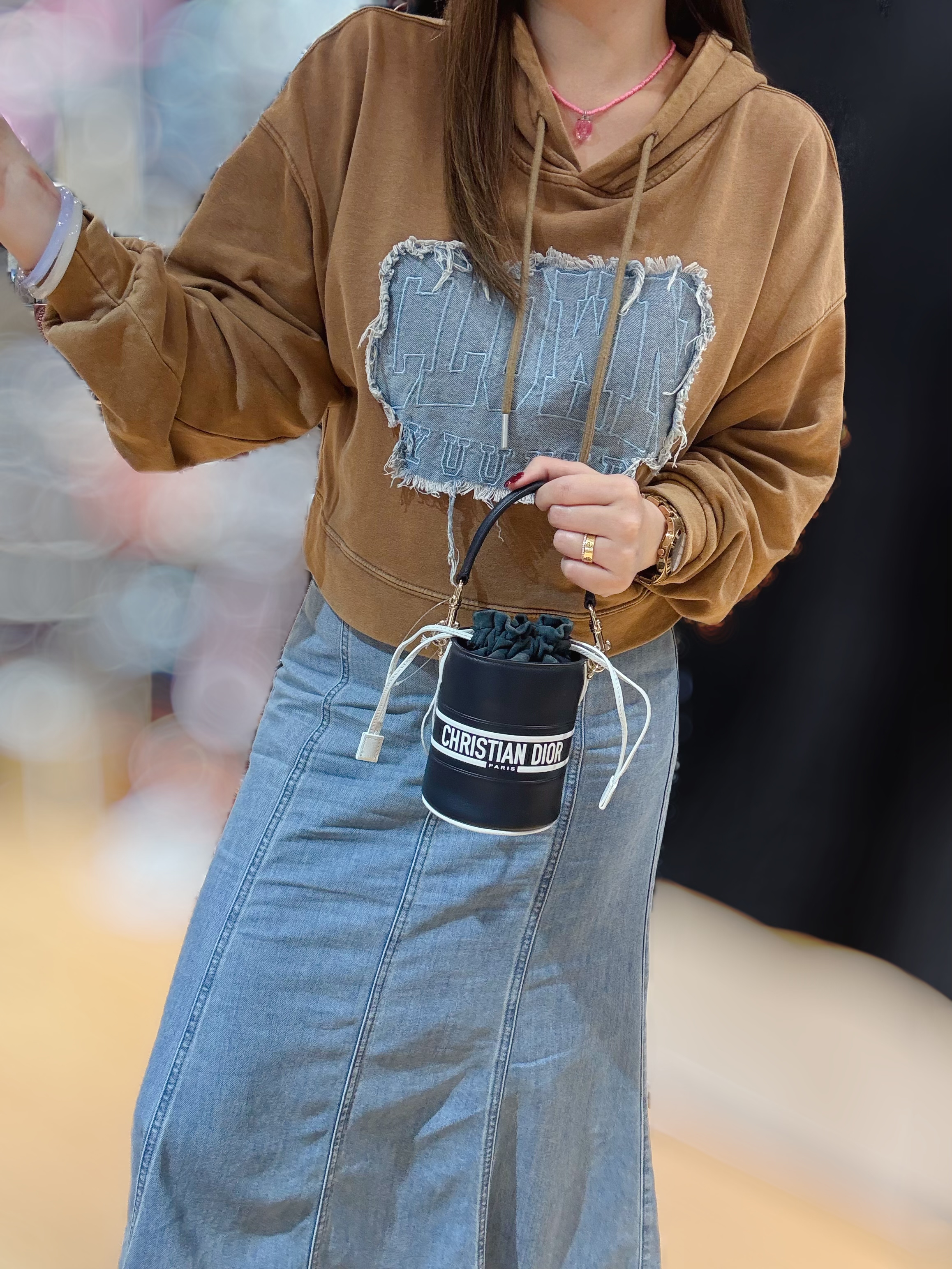 Dior Vibe bucket mirco navy