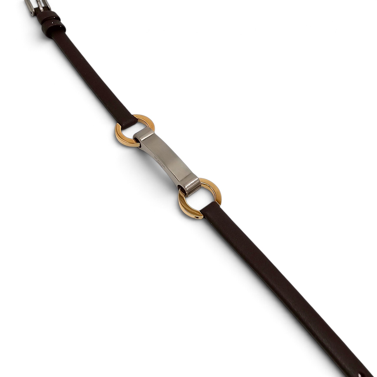 Boccia Titanium 0355-02 Bracelet 鈦金屬 / 鍍玫瑰金 / 真皮手鏈