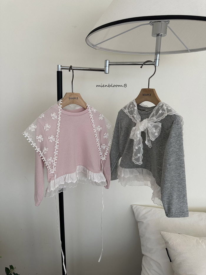 🇰🇷mienbloomb cape/apron/bonnet