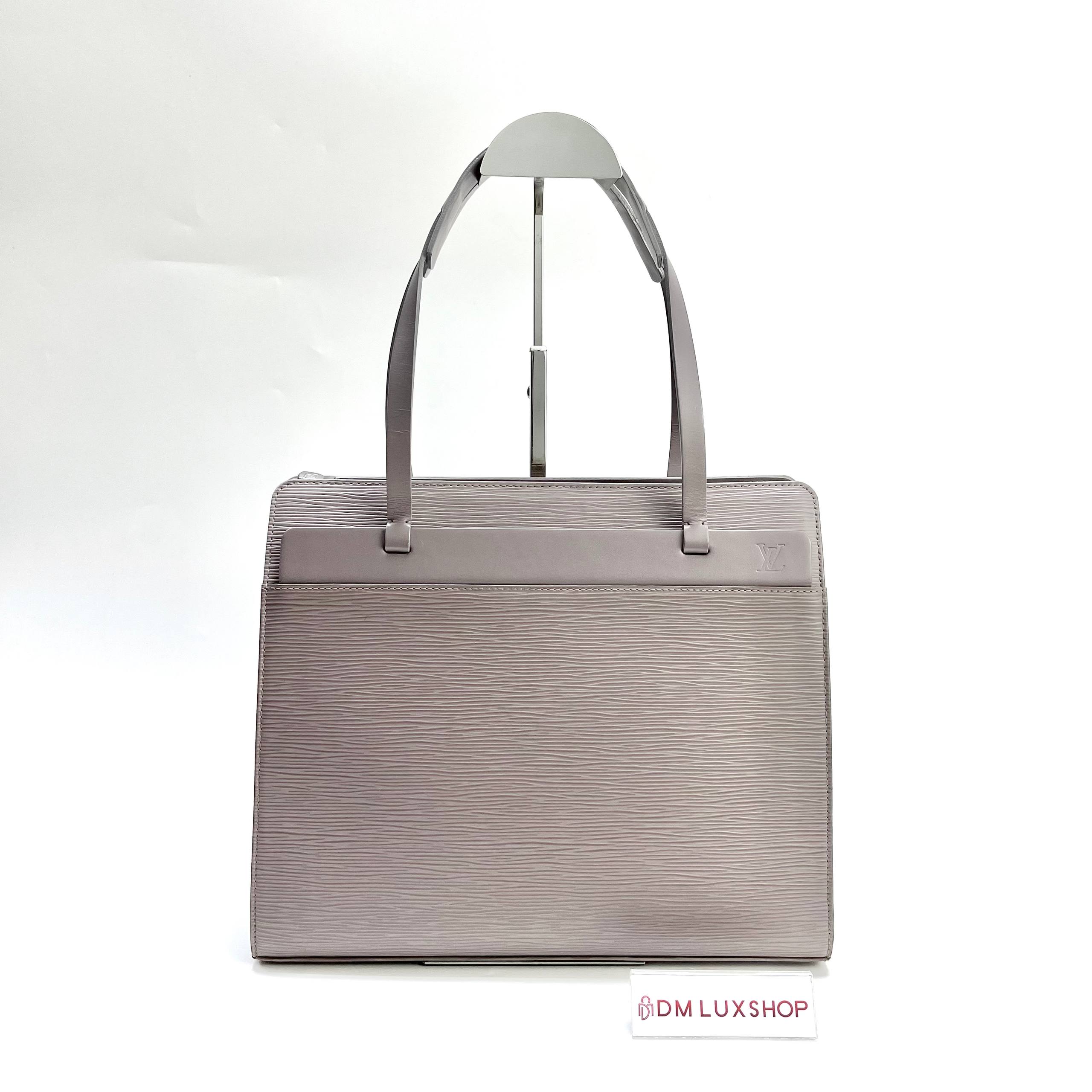 LV Purple Epi Leather Tote Bag