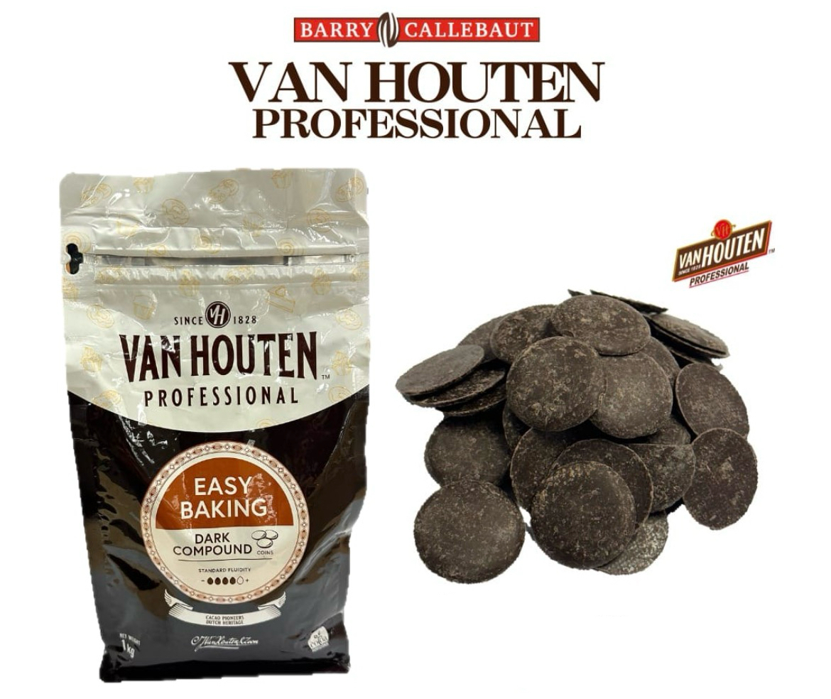 Van Houten 免調溫黑朱古力 Van Houten Dark Compound Chocolate Singapore