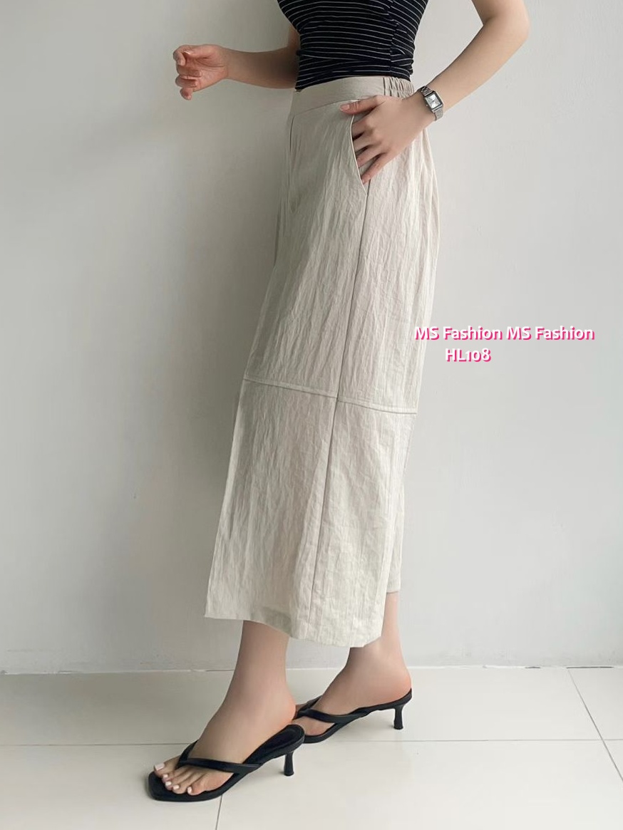 HL108 韓國🌼Howluk七分闊褲