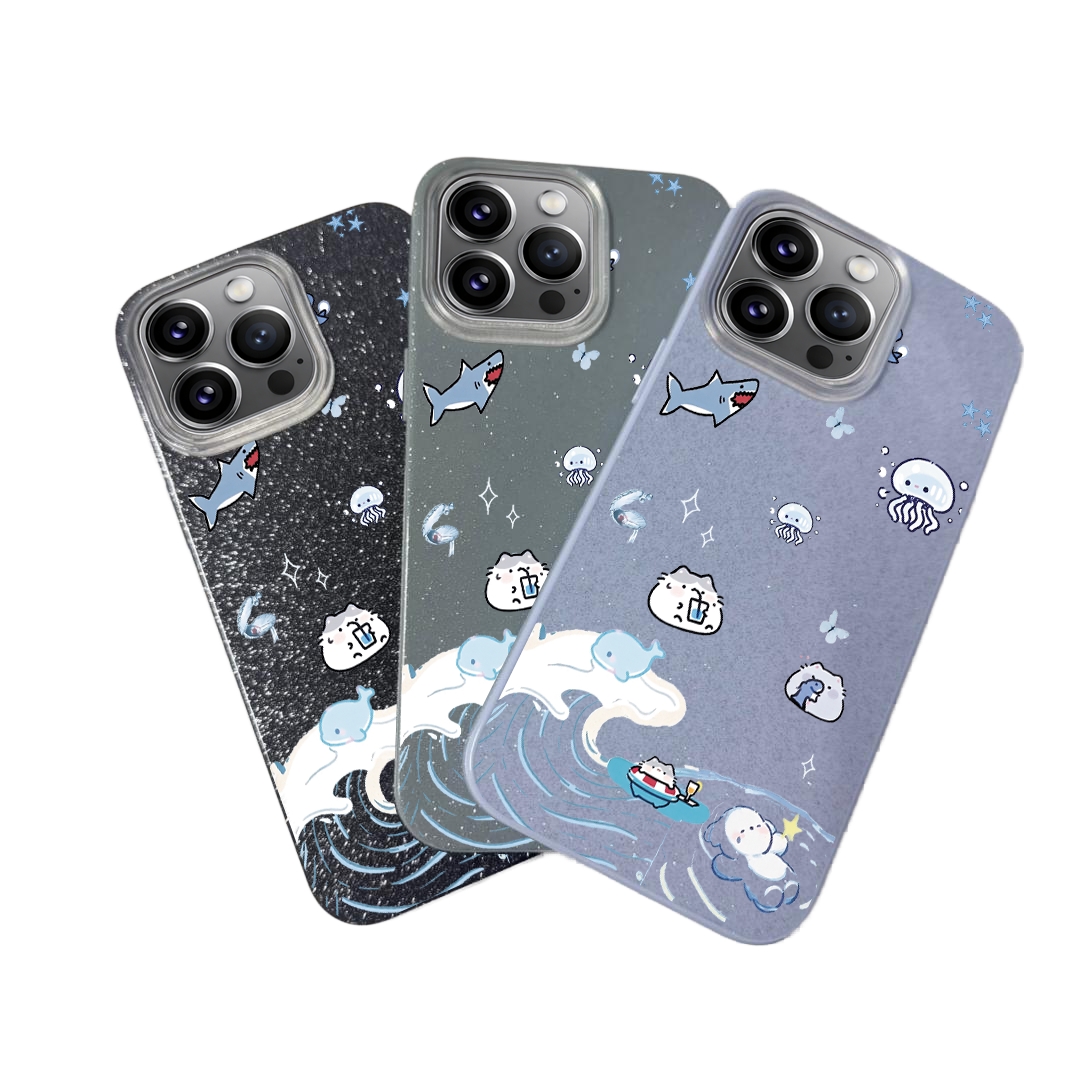 BLING CASE PHONE FOR IPHONE - DESIGN SHARK B