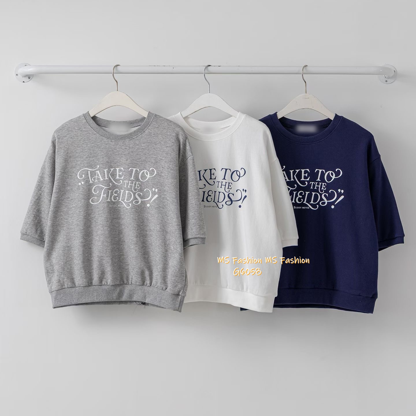 G6058 韓國🇰🇷拼色字母top