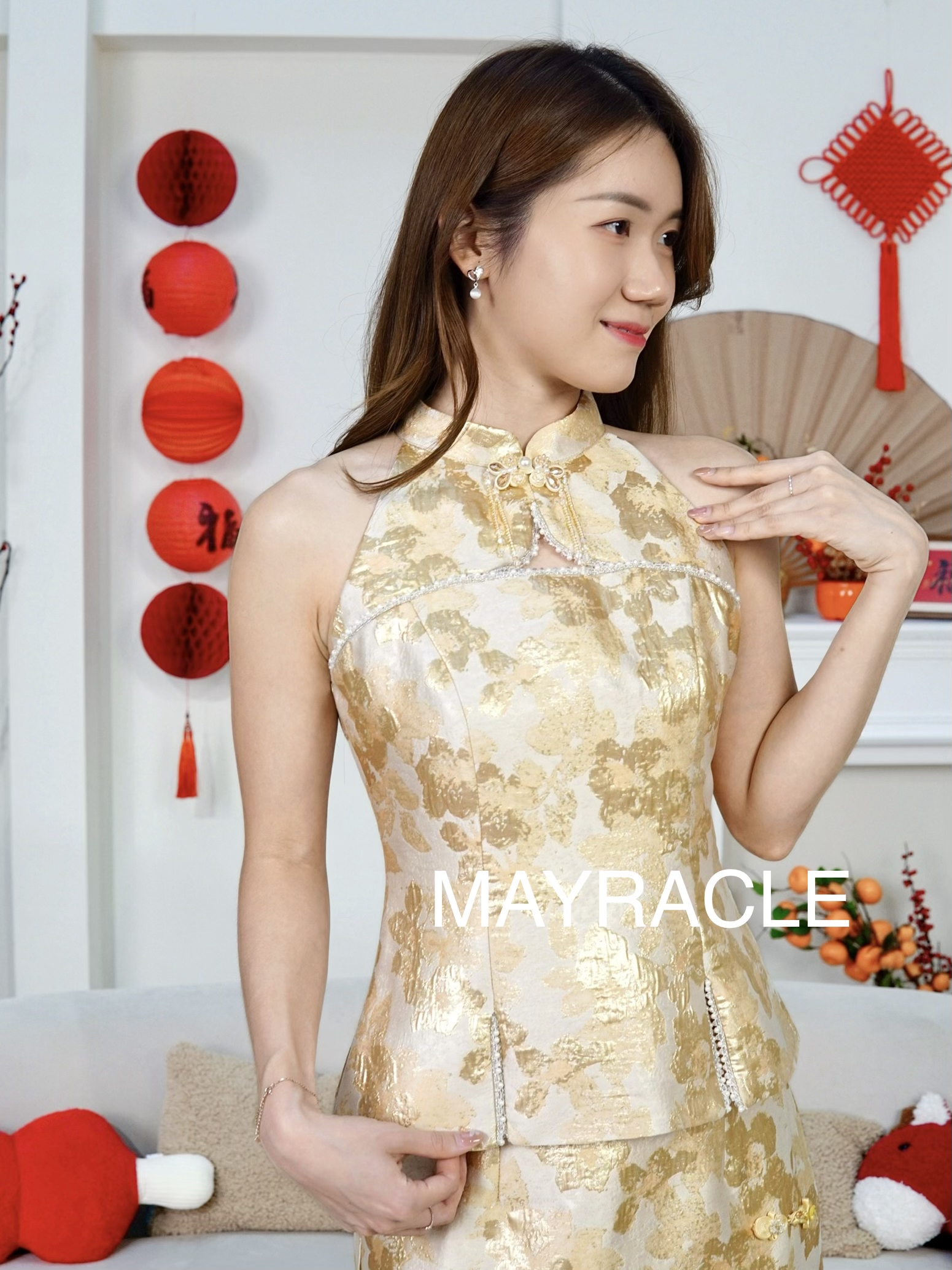 [PRE-ORDER] CNY 2027 Wang (旺) Top + Skirt Set