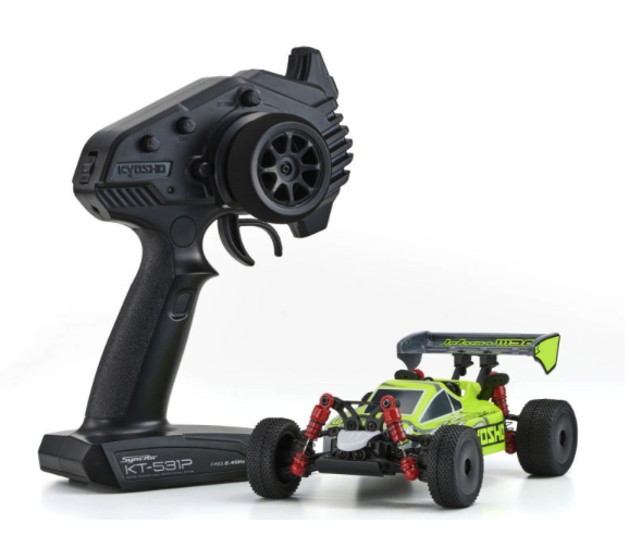 預購Pre-Order MINI-Z Buggy Readyset INFERNO MP9 TKI White / Yellow 32097WY