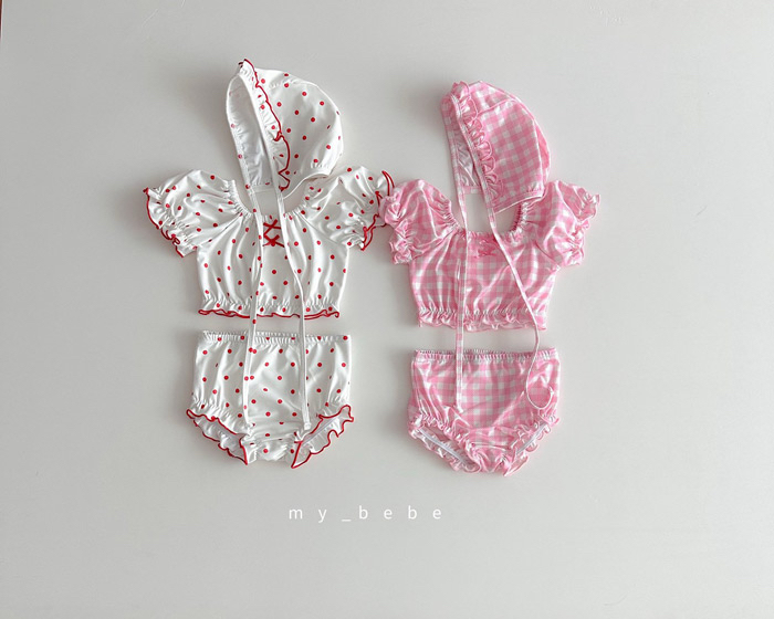 🇰🇷mybebe 泳衣+帽