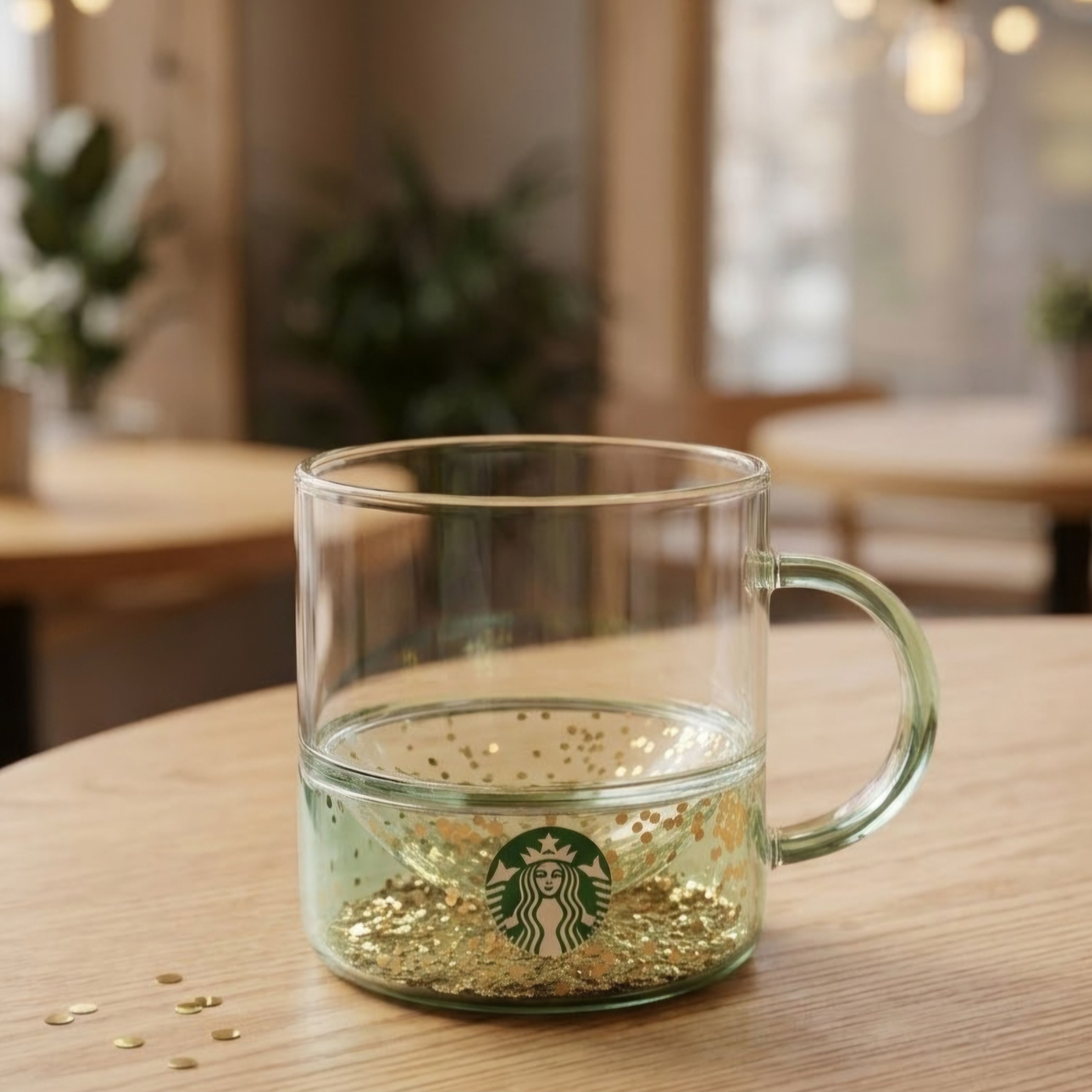 《日本 🇯🇵 STARBUCKS Brighten Up Your Days 系列》耐熱玻璃杯 296ml