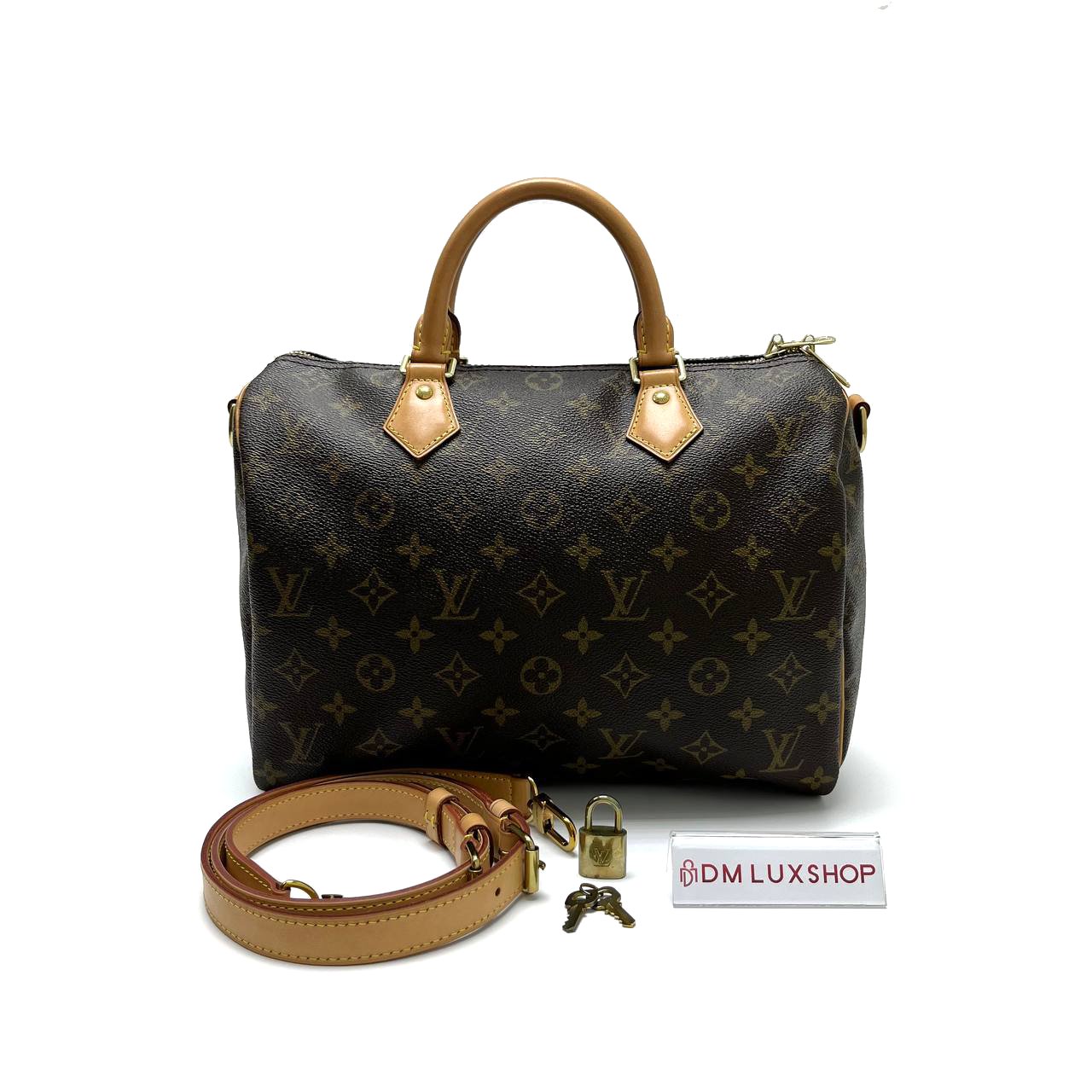 LV Monogram Speedy 30 GHW