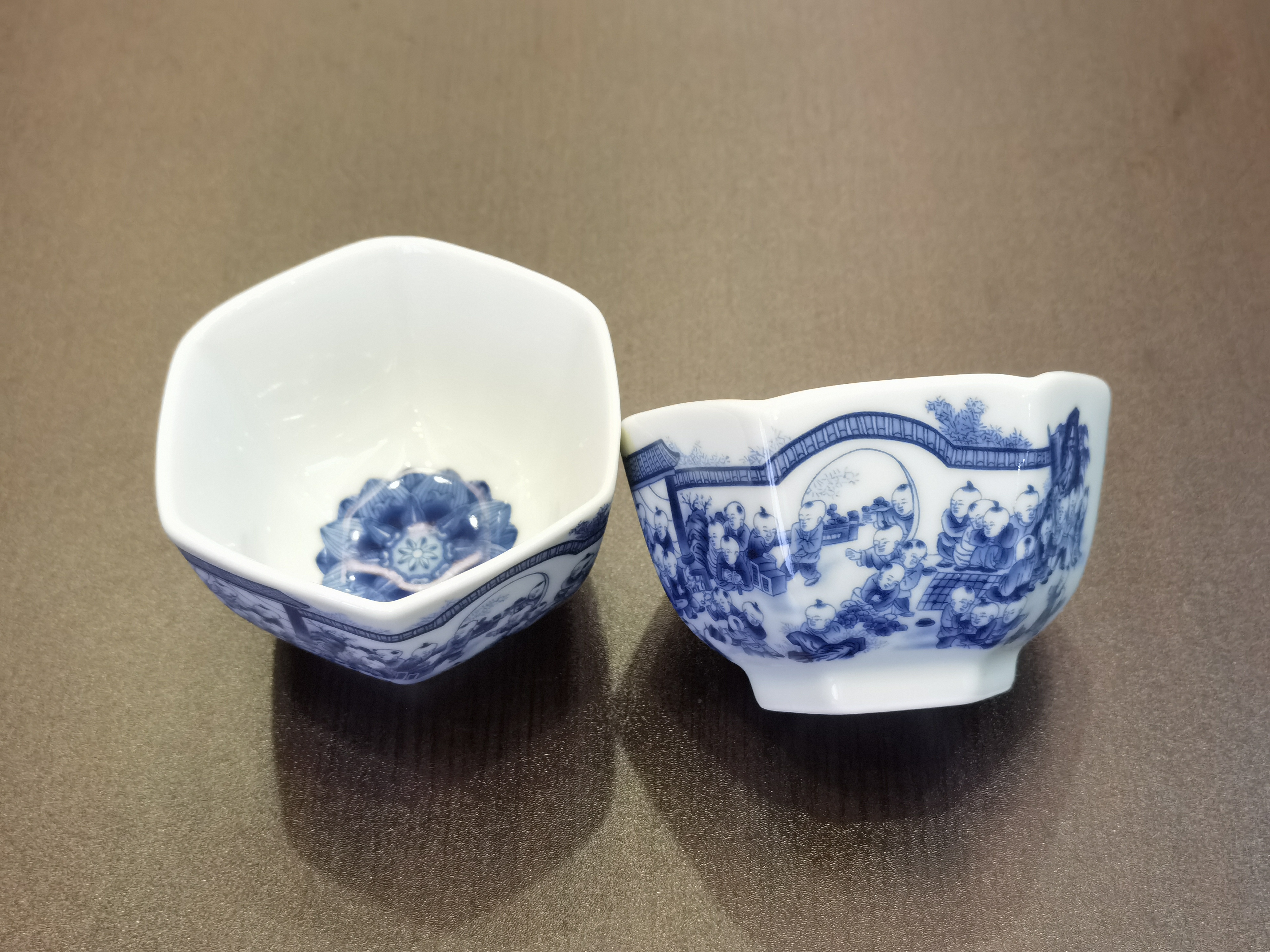 14-百子圖 - 六角茶杯 - <有需要請聯絡我們 852-6329 6186>