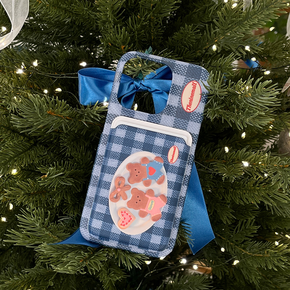 🇰🇷訂購｜THE NINE MALL｜gummy cookie check pattern SET   