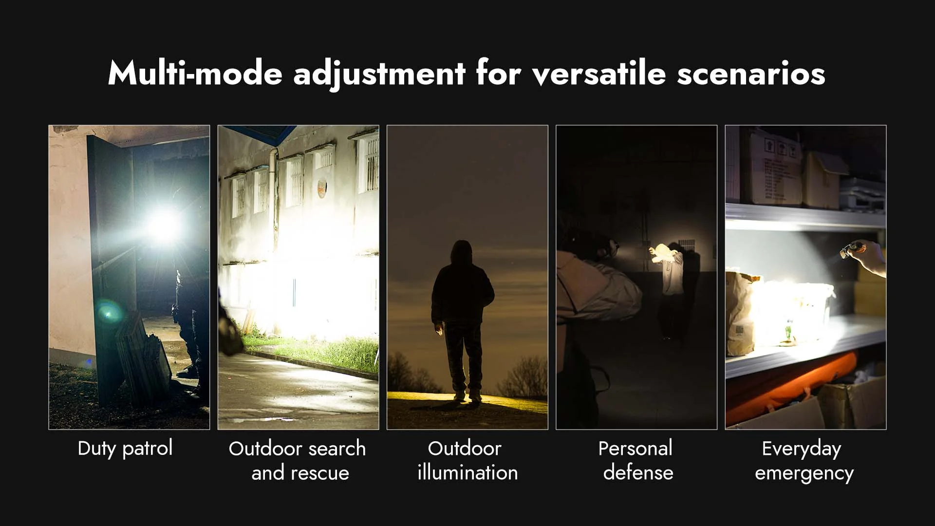 Wuben T4 戰術／執勤手電筒